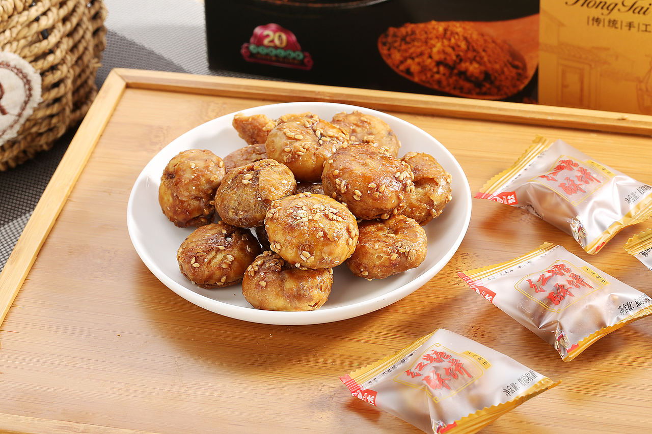 洪太20年姜茶老品牌洪太红糖酥饼盒装