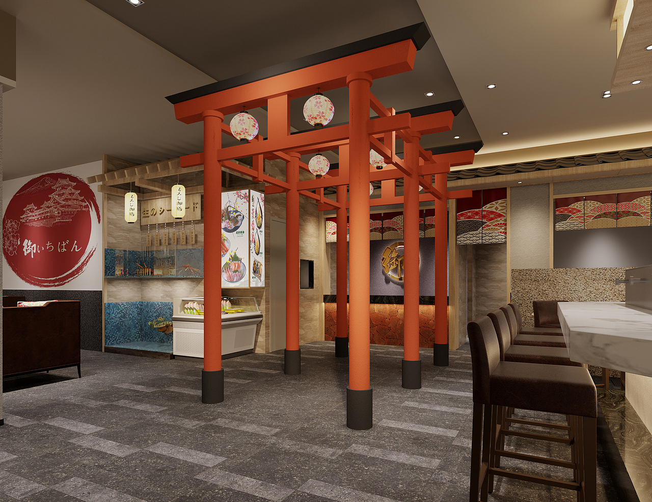 日本料理II（图ZMTg5Mjg2ODEy） - 家装设计 - 站酷设计师KentonWong原创素材 - 站酷ZCOOL