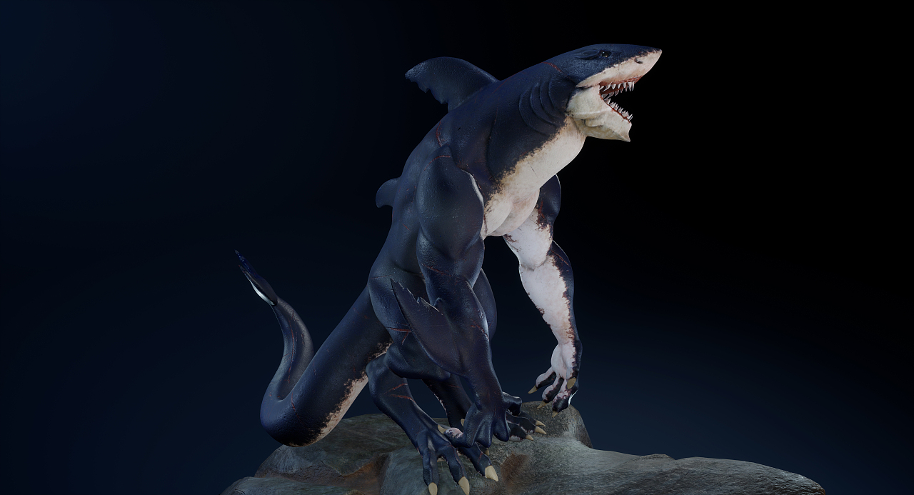 Shark 鲨鱼（图ZMjg4MDIxNDY4） - 人物/生物 - 站酷设计师The南瓜原创素材 - 站酷ZCOOL