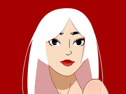 一组商插人像（个人主页-ZNDY3NTc5NzI=） - 创作习作 - 站酷设计师雪天梅梅子原创素材 - 站酷ZCOOL