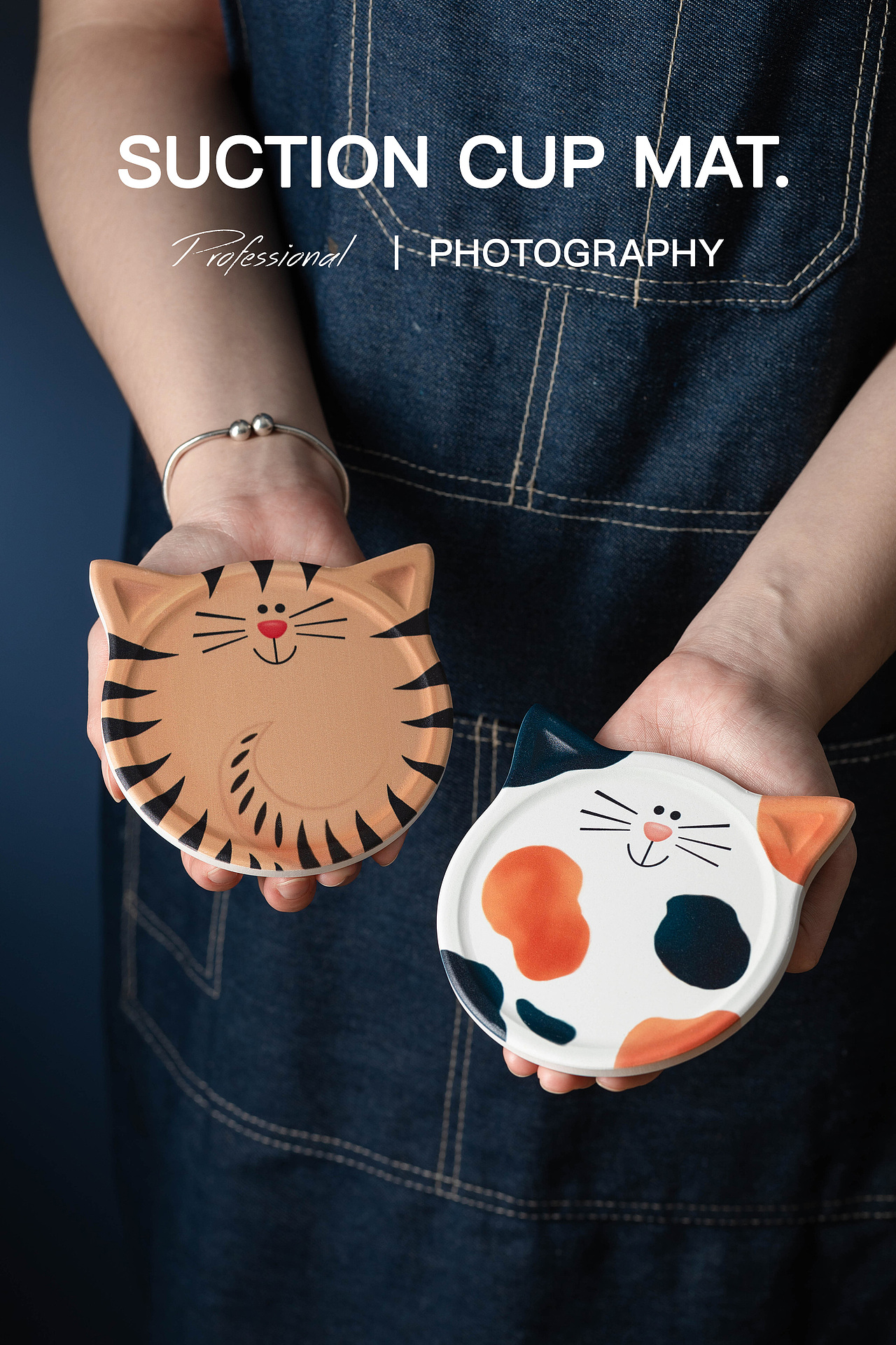 电商摄影 产品拍照 日式家用软木白云土吸水隔热杯垫