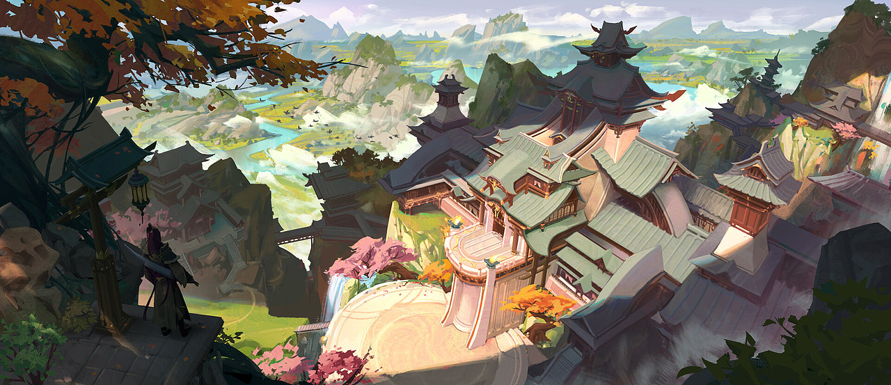 凌雾山庄（图ZMjc0ODU5NzA0） - 概念设定 - 站酷设计师李泳圈原创素材 - 站酷ZCOOL