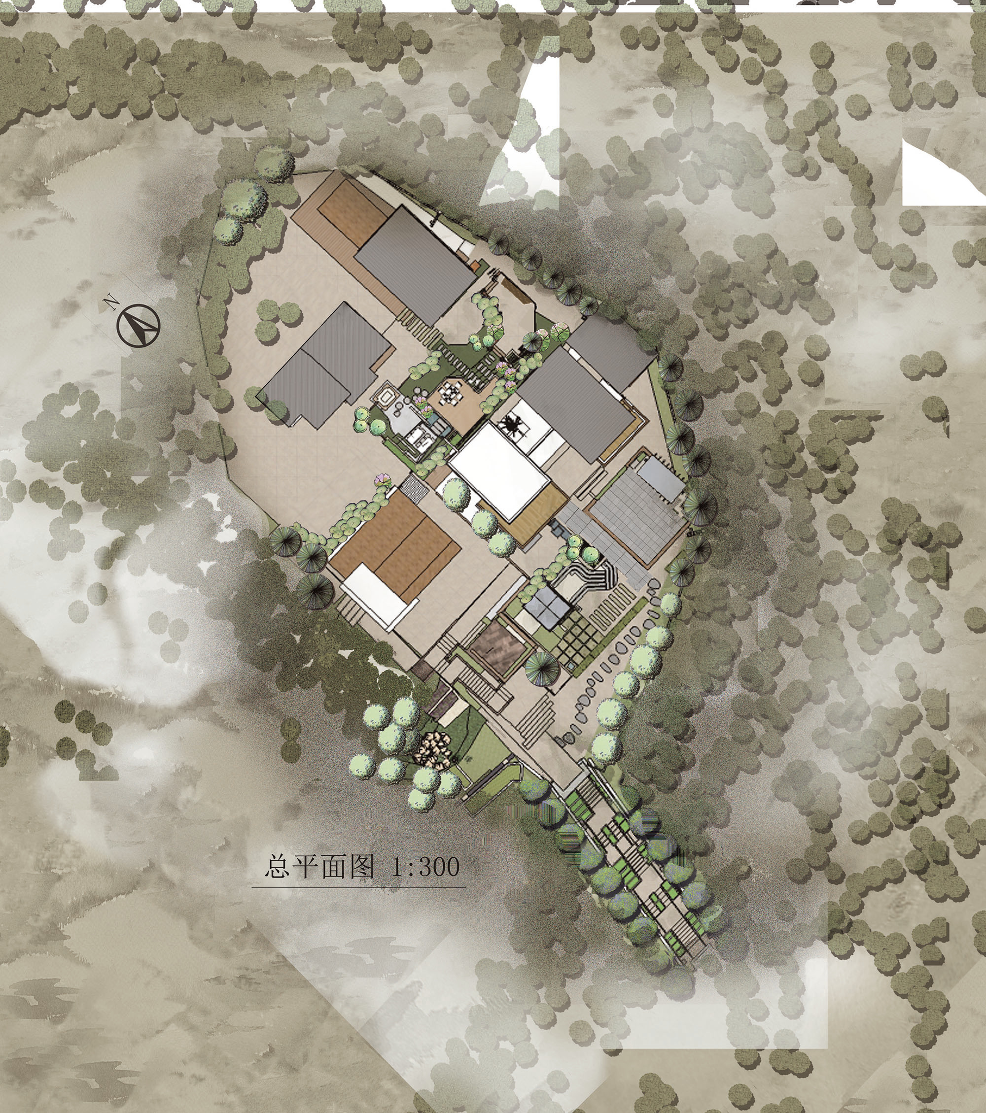 南山栖迟民宿设计|空间|景观设计|安几荔枝熊 - 原创作品 - 站酷