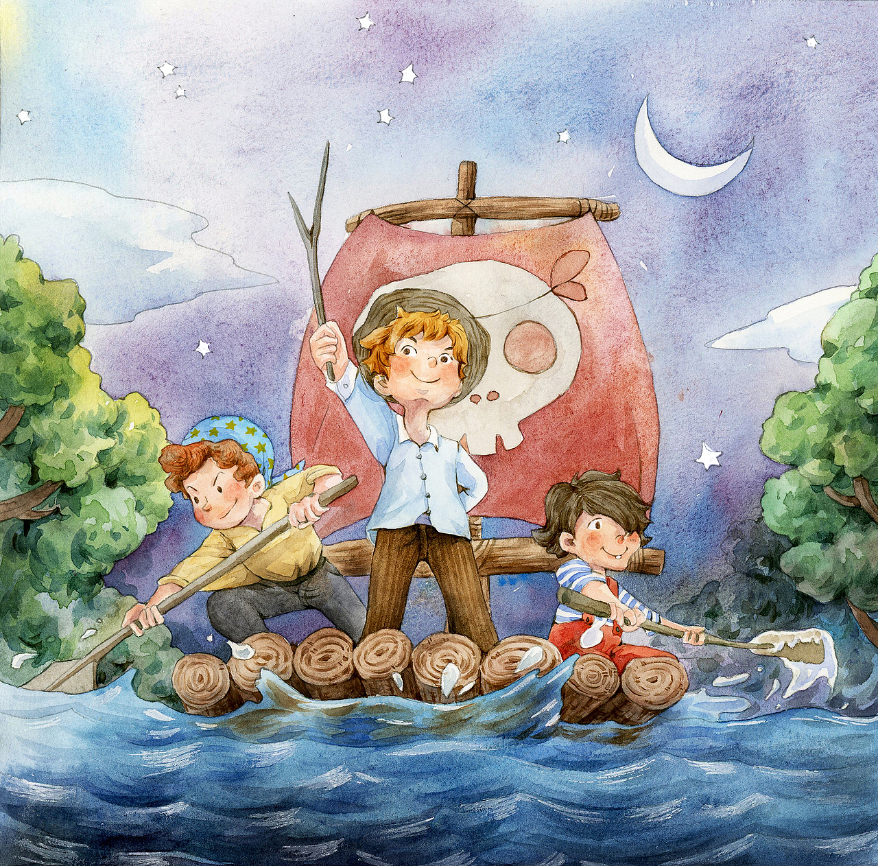 水彩插画 绘本（图ZMTU3MDkzNDg0） - 绘本 - 站酷设计师腿儿Ter原创素材 - 站酷ZCOOL