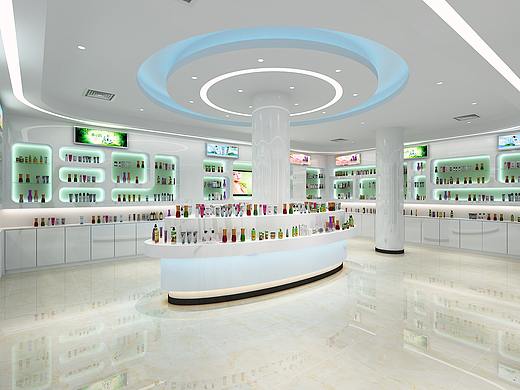厚街化妆品展厅设计
