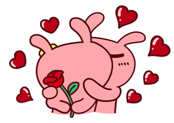 冷兔KAKAO表情（图ZMjEyMDE5MjA=） - 网络表情 - 站酷设计师冷兔同学原创素材 - 站酷ZCOOL