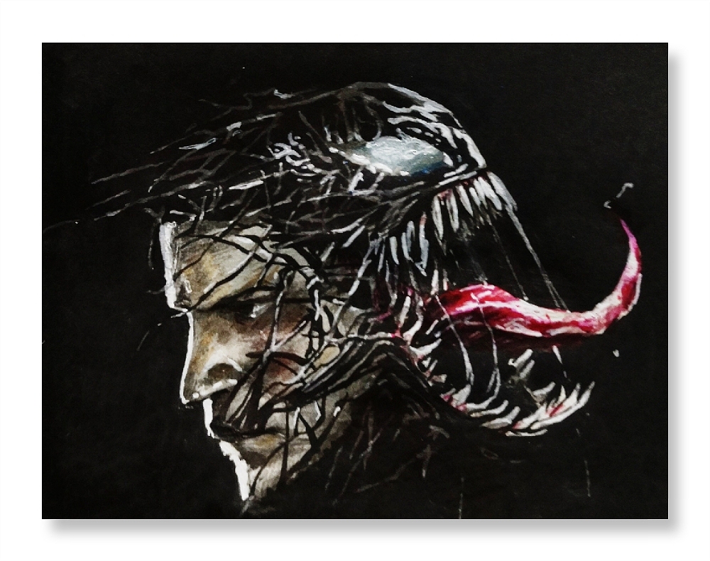 《毒液》手绘(附步骤图)