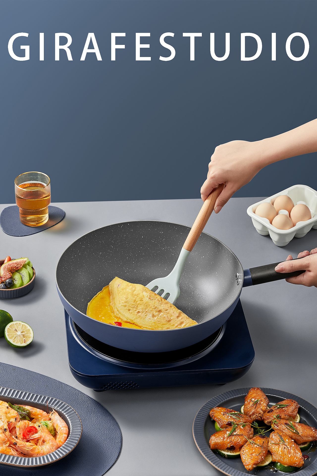 炊大皇COOKERKING|酷系列套装锅（图ZMjYzNTMzMzUy） - 产品摄影 - 站酷设计师长景鹿Girafe原创素材 - 站酷ZCOOL