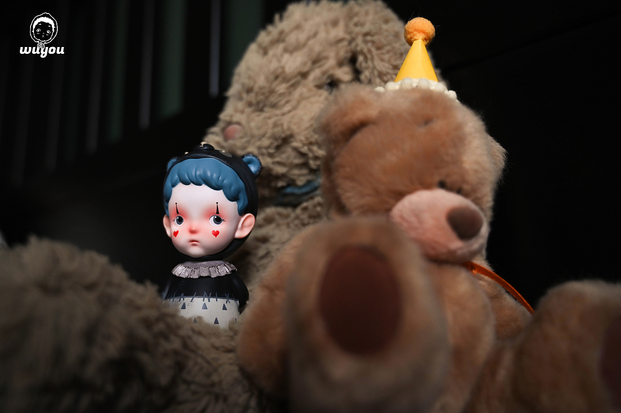 【物游|原创】teddyzeno 小丑熊 在情绪的B面拥抱你（图ZMjQwODA4Njgw） - 手办/模玩 - 站酷设计师物游工作室_只只原创素材 - 站酷ZCOOL