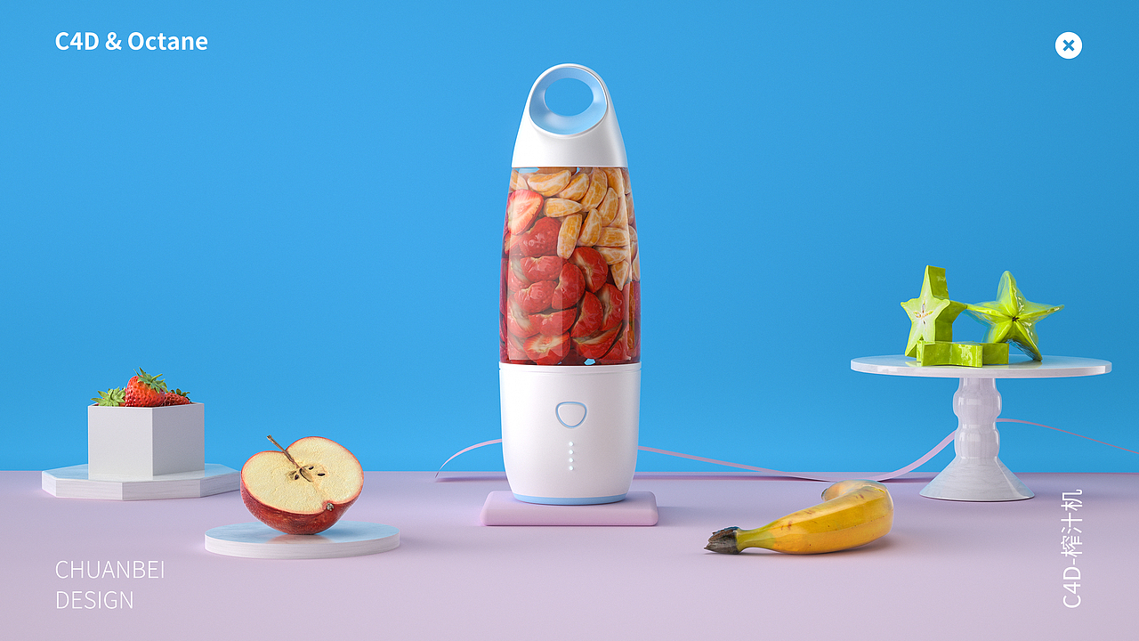C4D电子产品建模-OC渲染作品集
