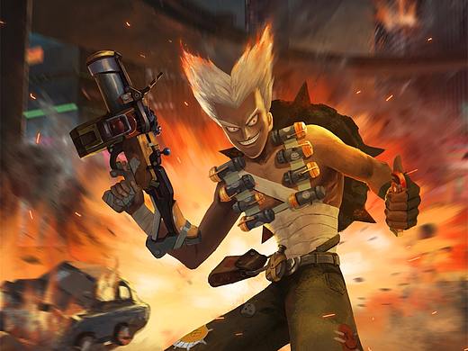 梳着饿狼发型的狂鼠