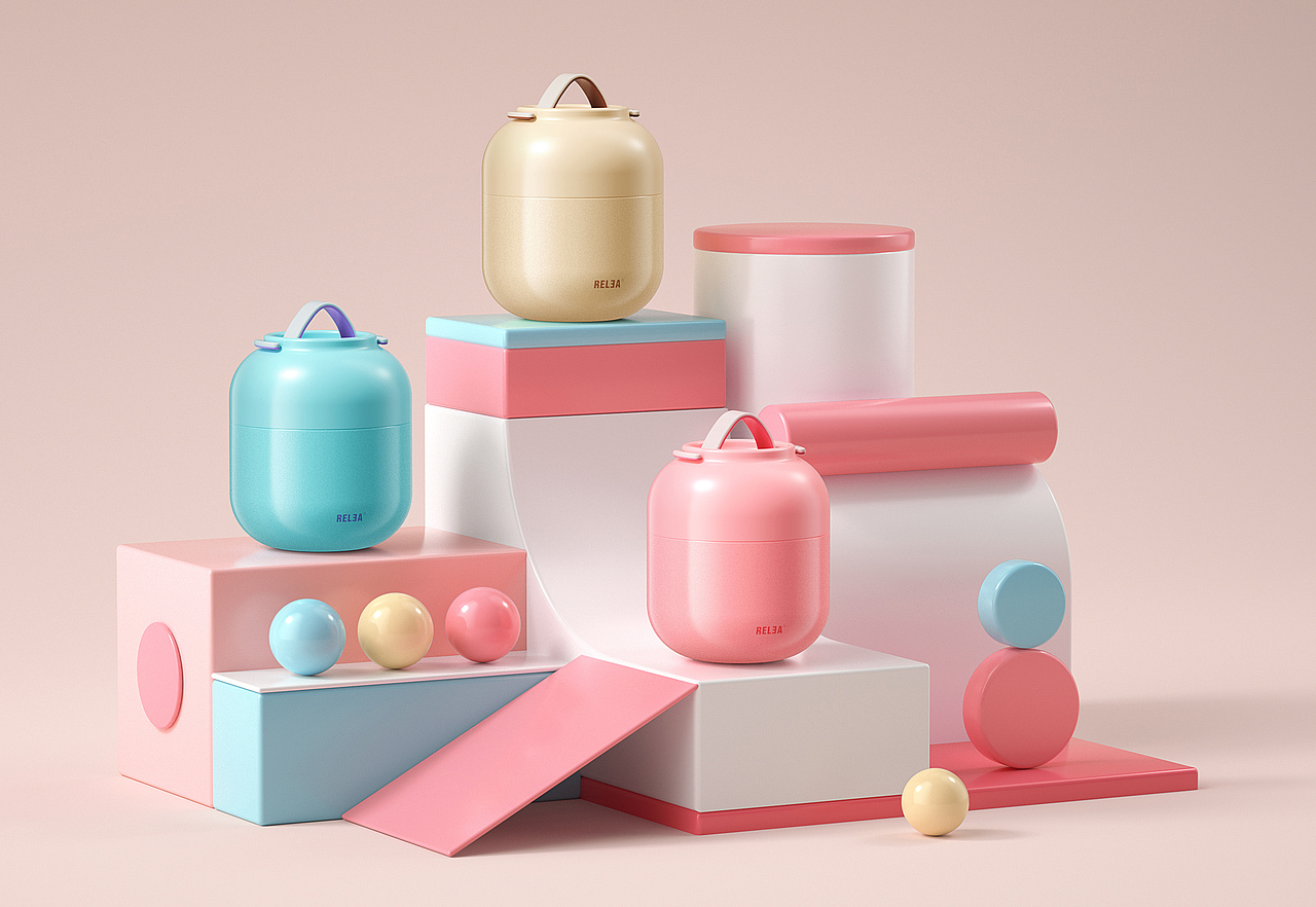 c4d杯子小场景搭建