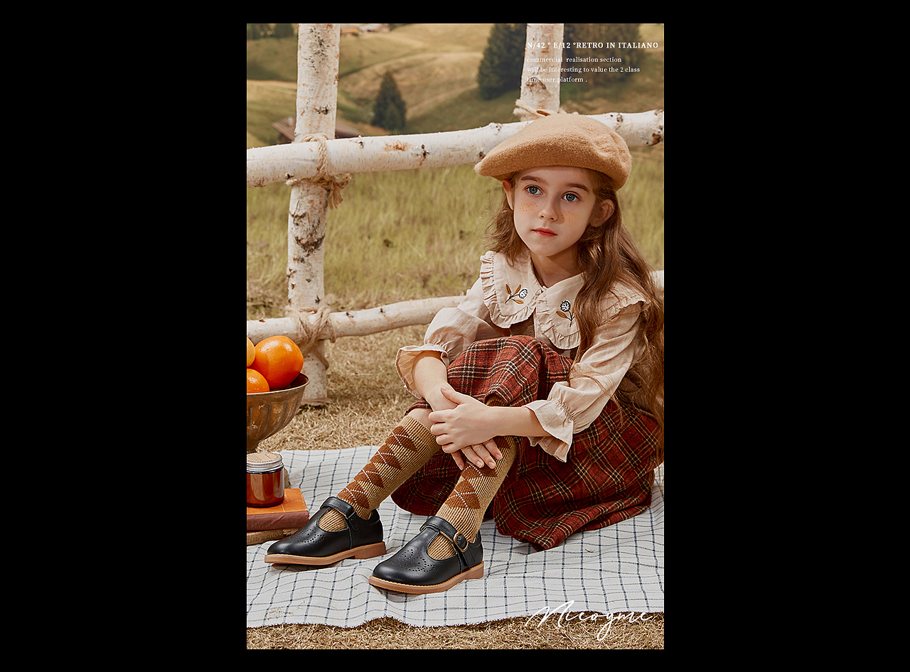 Children's shoes brand shooting