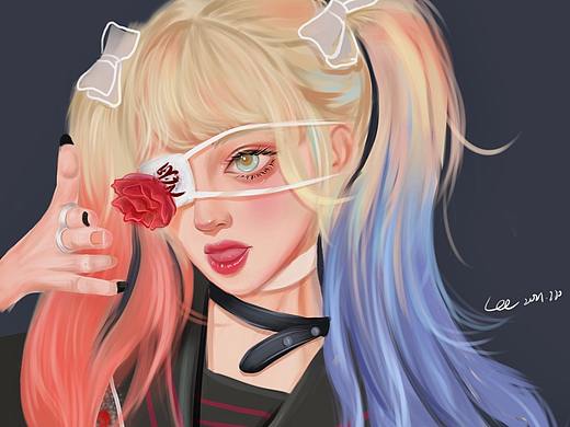 插画人物头像练习