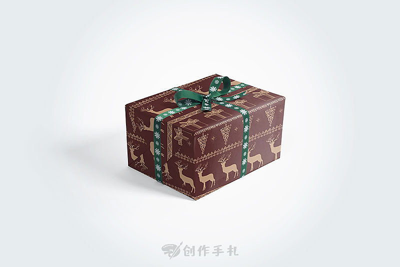 圣诞图案包装纸设计