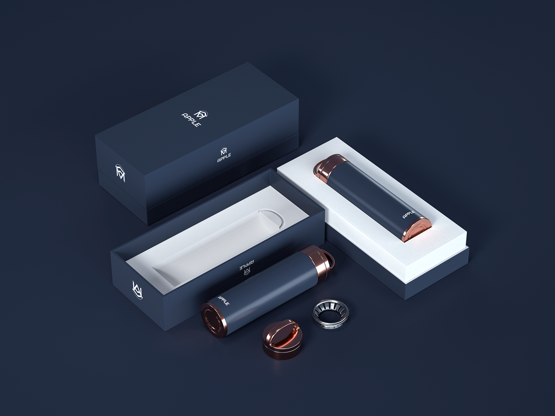 apple-保温杯-产品设计