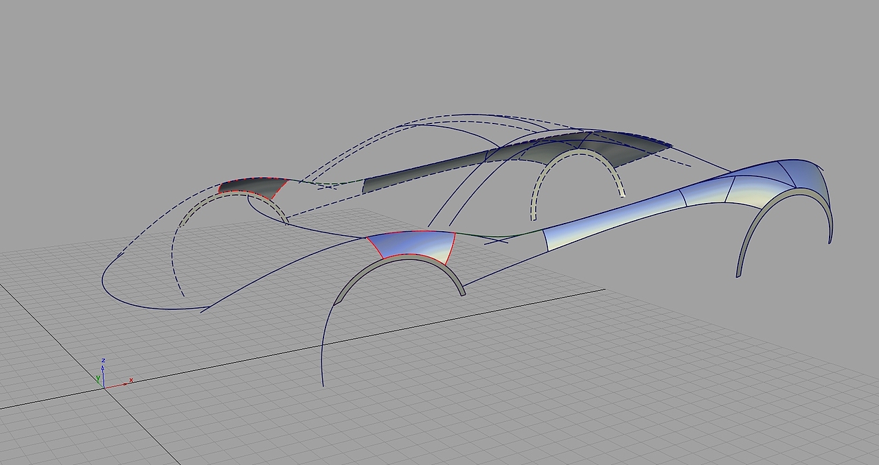 McLaren P1 Alias 建模教程（图ZOTM3OTY0MjQ=） - 交通工具 - 站酷设计师Adleyou原创素材 - 站酷ZCOOL