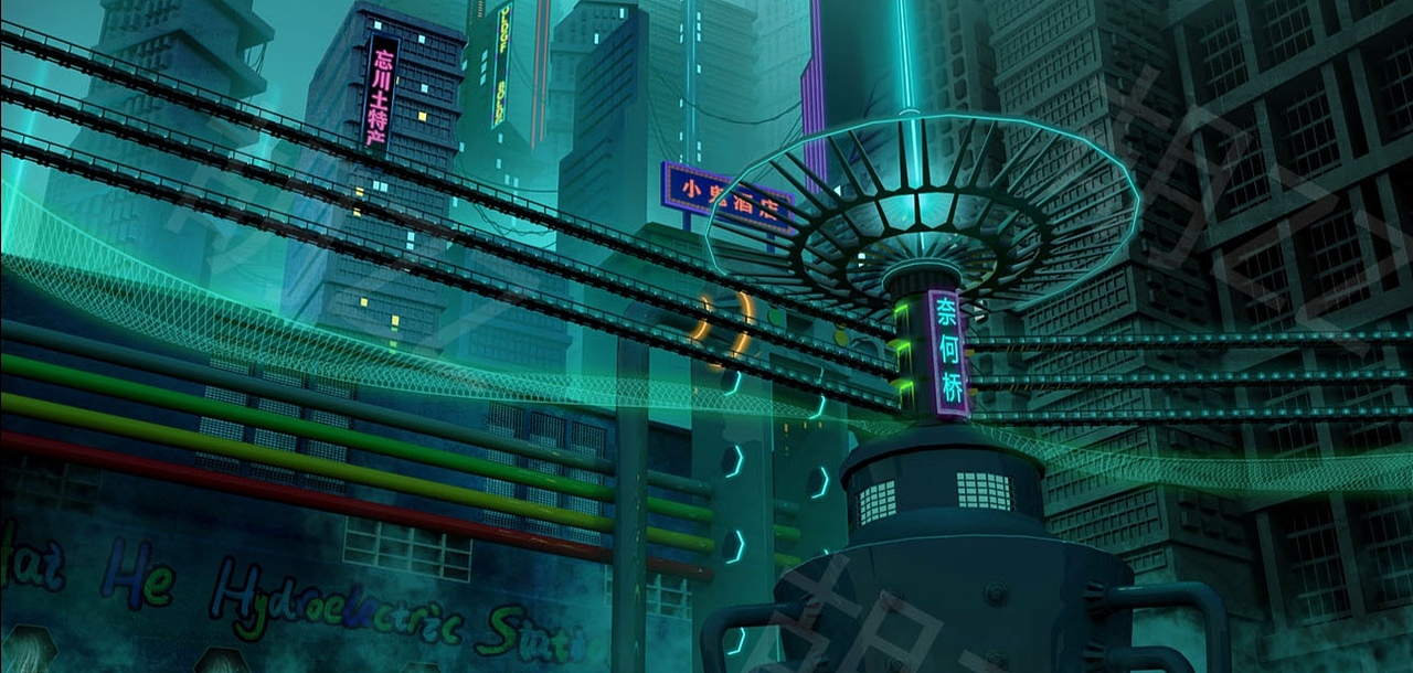 《赛博—黄泉》（图ZMjAzMzIxMjg0） - 游戏原画 - 站酷设计师四厘原创素材 - 站酷ZCOOL
