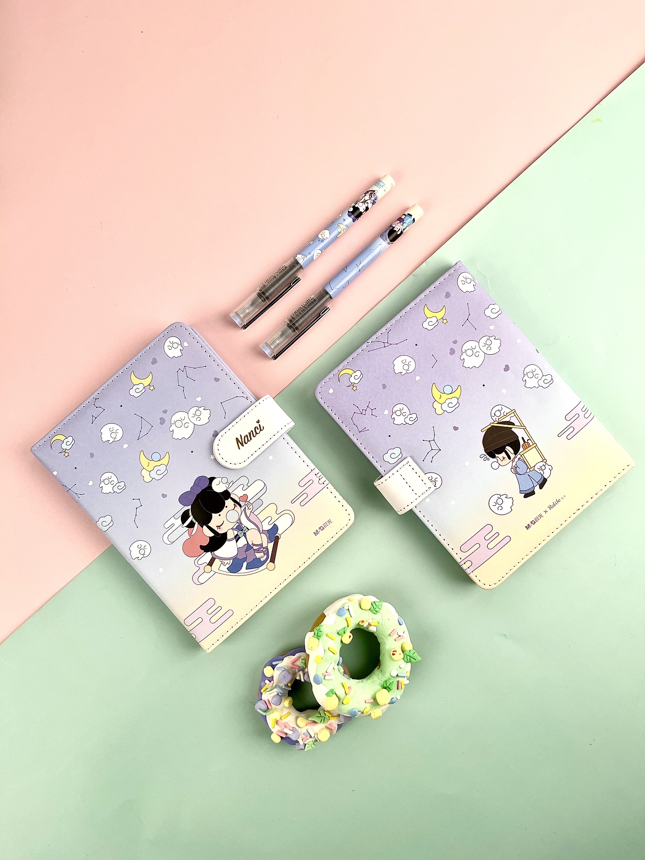 晨光×Rolife若来联名限定 盲盒人物Nanci文具设计