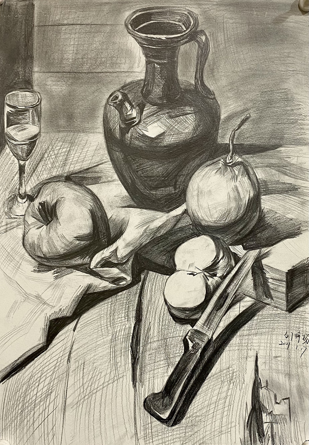 布谷书画素描学生作品辑（图ZMjQzODExMzY4） - 绘画 - 站酷设计师布谷书画馆原创素材 - 站酷ZCOOL
