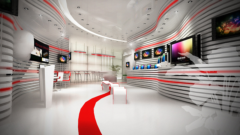 長(zhǎng)城電子展示設(shè)計(jì)方案二（圖ZMjA1OTQ5Mg==） - 其他三維 - 站酷設(shè)計(jì)師Lisa_designer原創(chuàng)素材 - 站酷ZCOOL