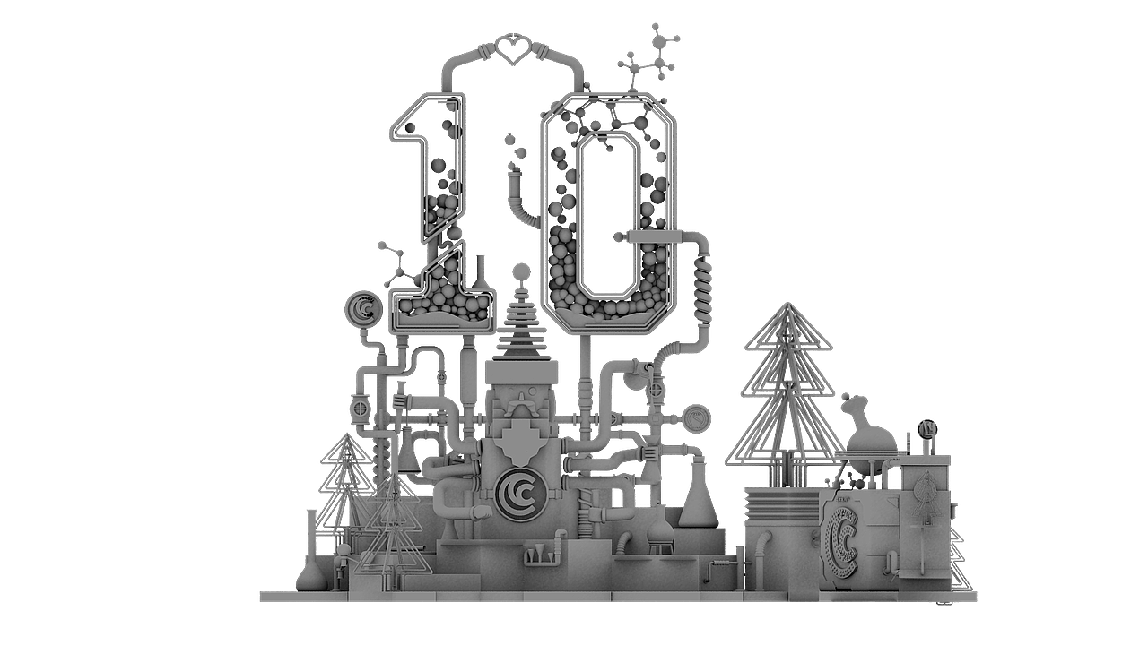 海岸城10周年美陈方案——《圣诞实验室》