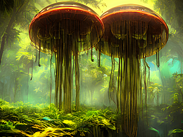 水母? 熱帶雨林? UFO