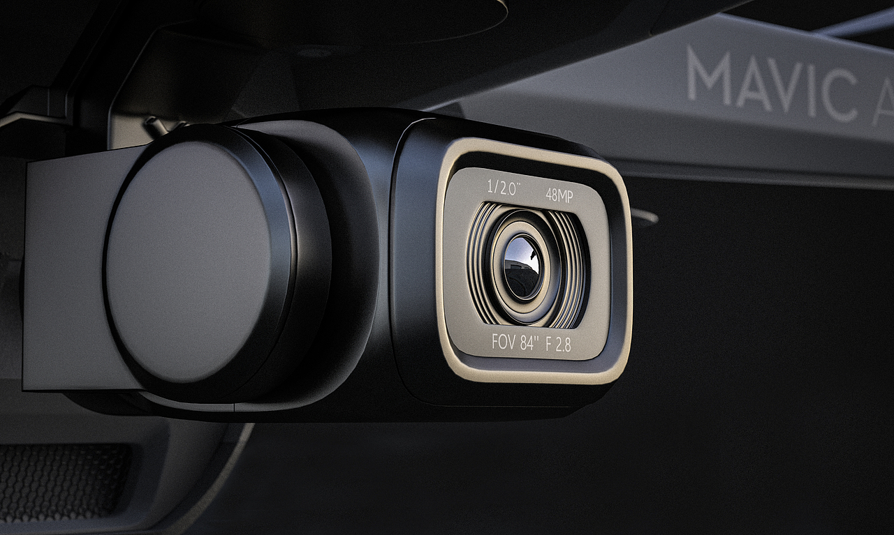 DJI大疆无人机渲染