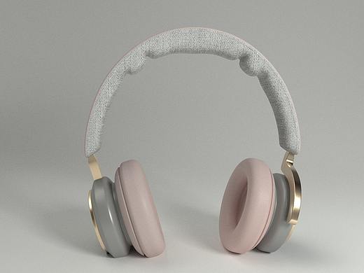 c4d arnold耳机建模渲染