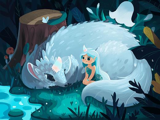 临摹插画（个人主页-ZNTQ1NTgwMjQ=） - 商业插画 - 站酷设计师小怪兽嗳原创素材 - 站酷ZCOOL
