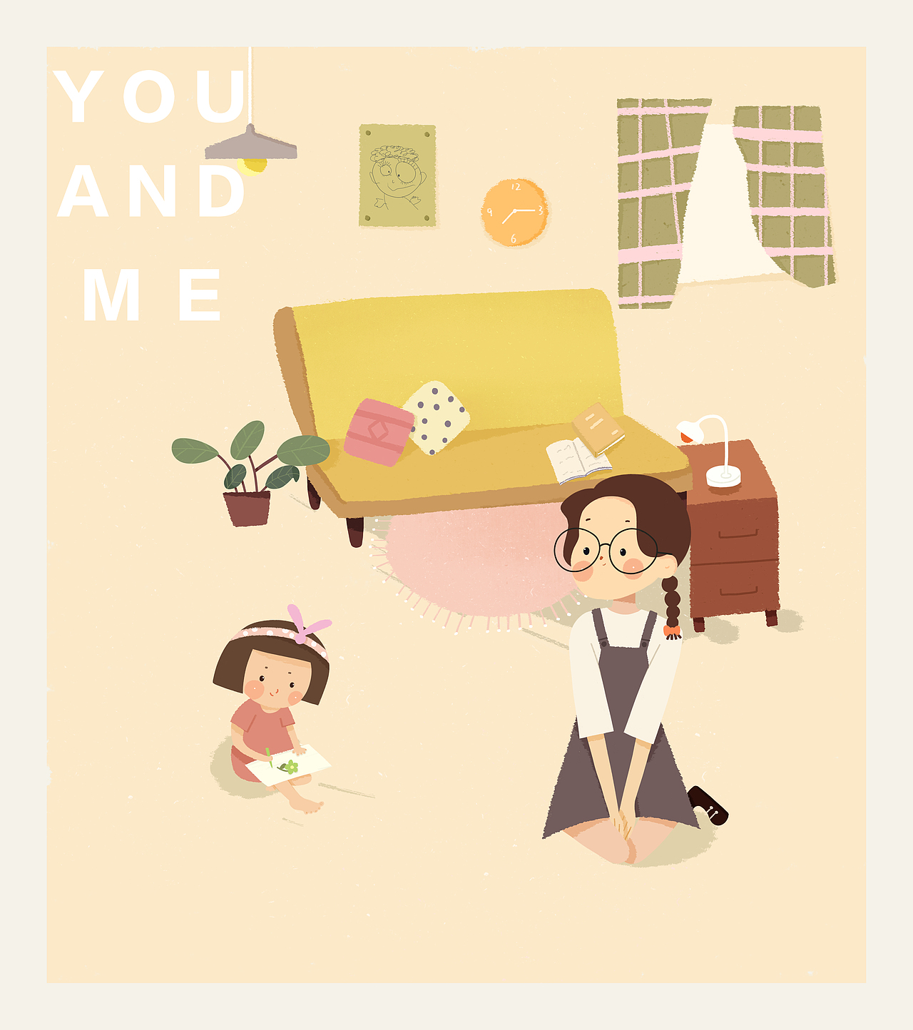 我和你 系列插画练习