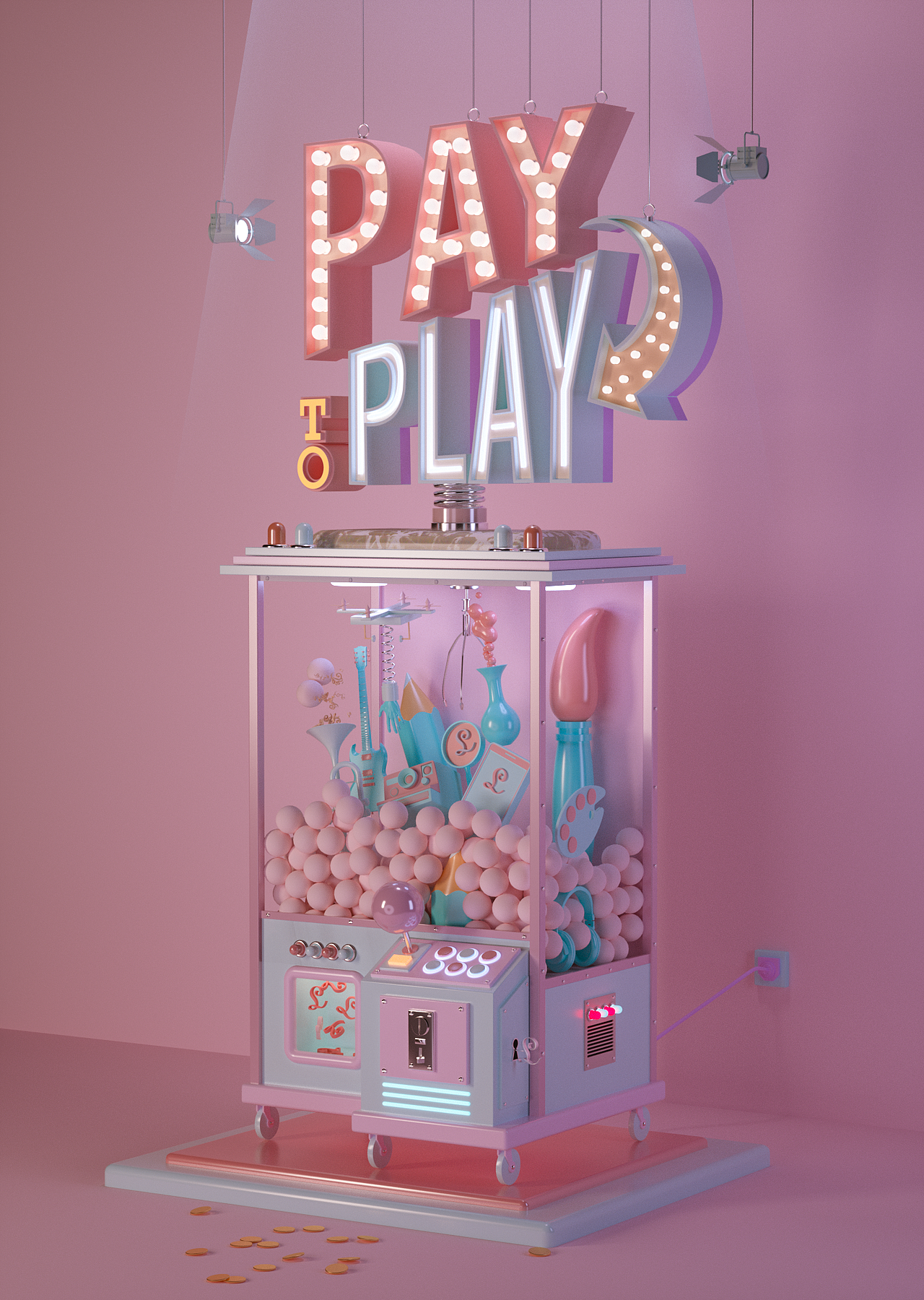 C4D-Oc渲染建模练习（图ZMTk0MjU0MDc2） - 其他三维 - 站酷设计师CMIngs原创素材 - 站酷ZCOOL