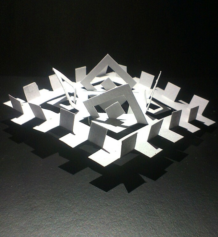 立体构成--剪纸