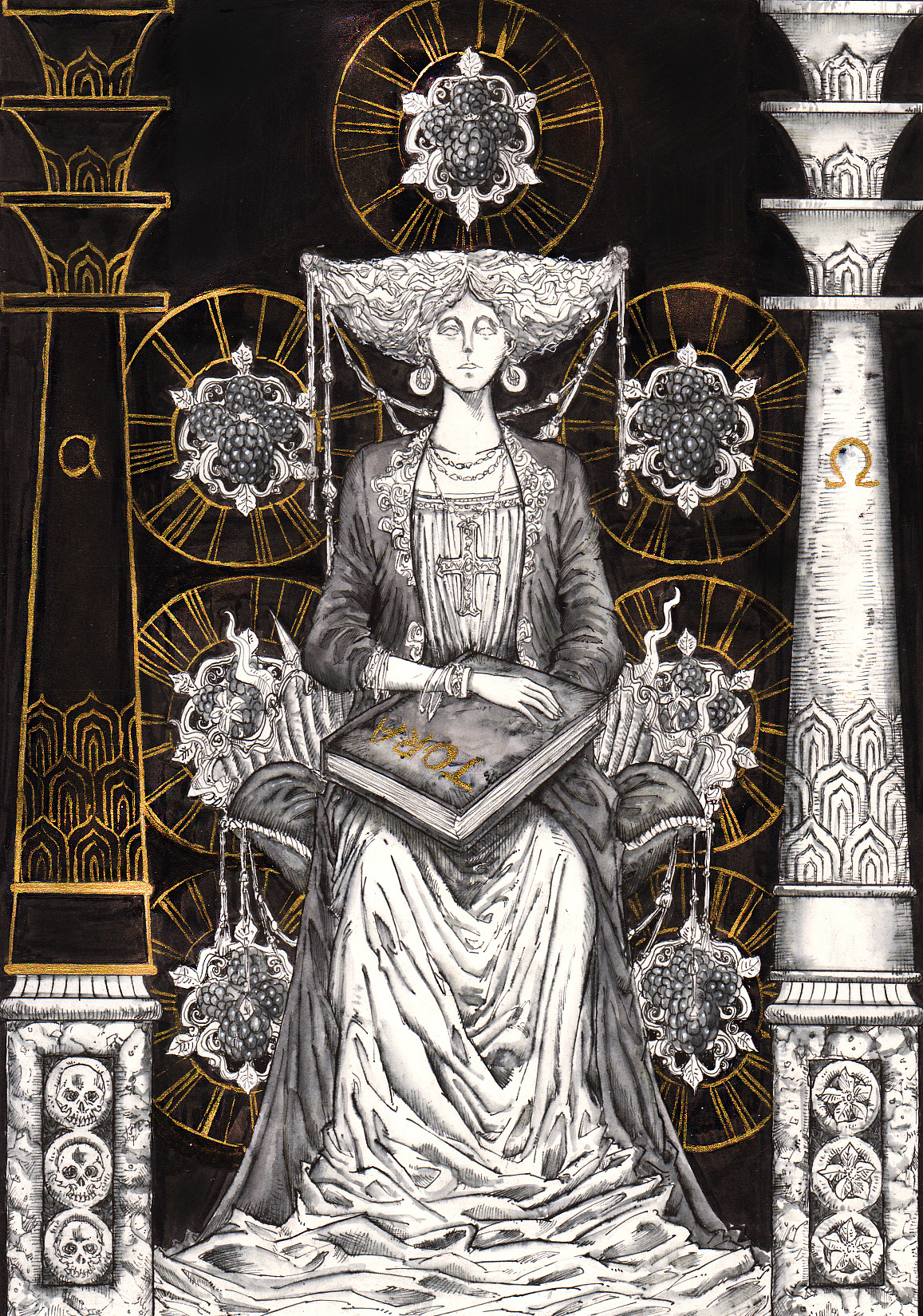 塔罗thehighpriestess