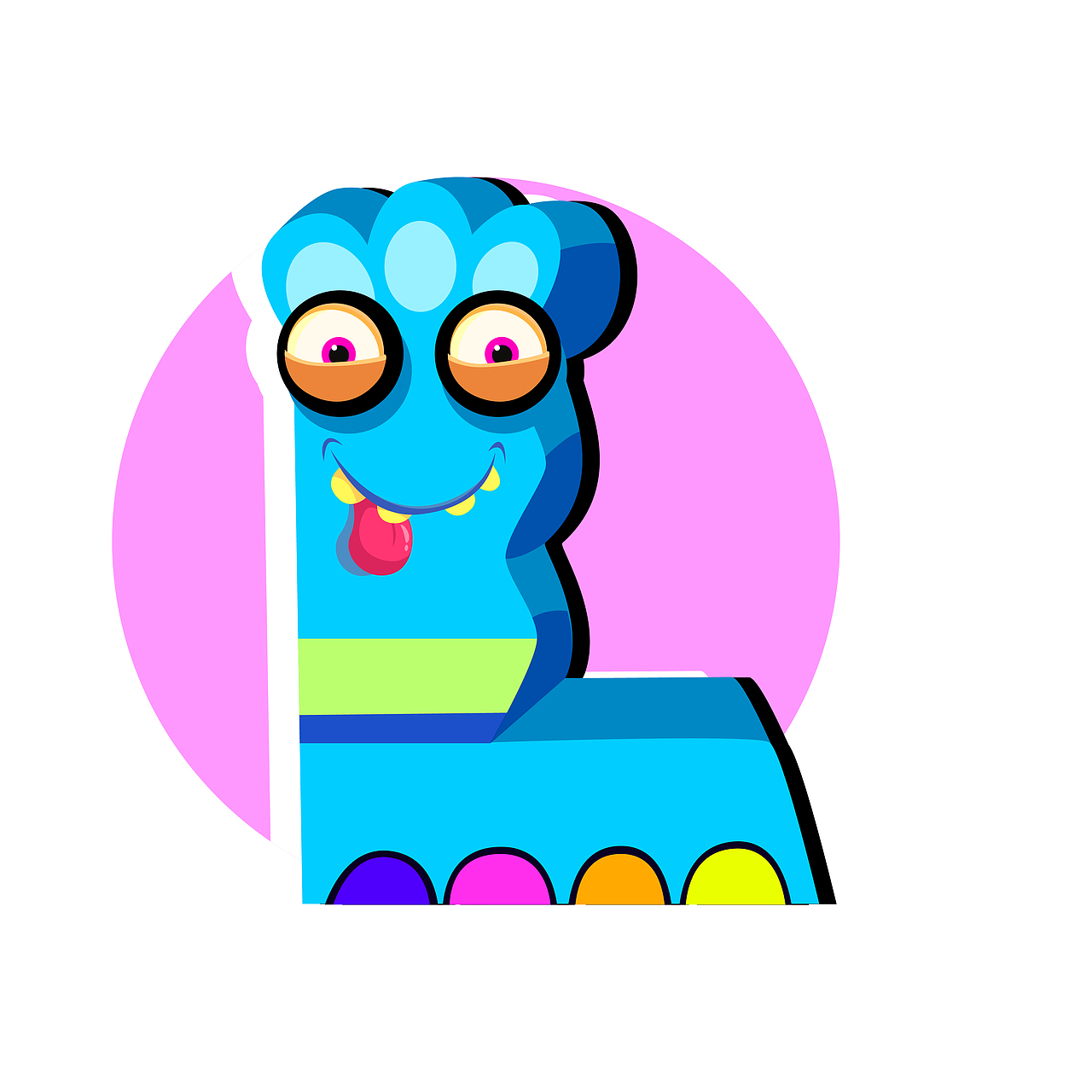 字母小怪兽（图ZMjg3NzgzNjM2） - 图案 - 站酷设计师三AJIN原创素材 - 站酷ZCOOL