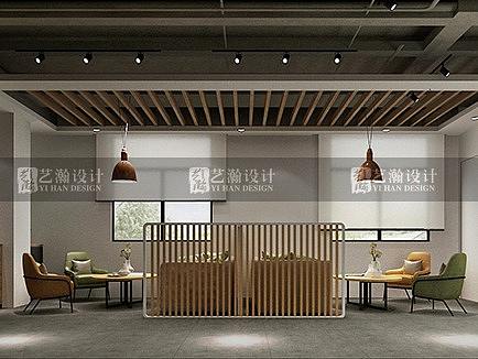 办公室空间设计前台背景效果图制作经理办公室设计(个人主页-ZNTQxMjgyMDQ=) - 商业空间设计 - 站酷设计师艺瀚设计中心原创素材 - 站酷ZCOOL