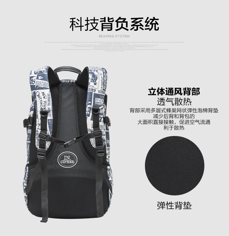 以前做的双肩包描述