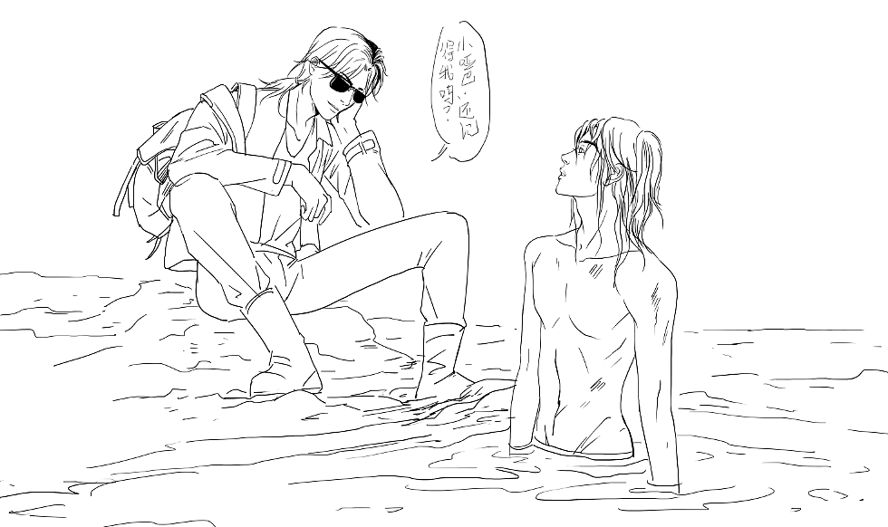 “喂！小哑巴，你还记得我吗？”（图ZMjc2NzQ0MTYw） - 商业插画 - 站酷设计师坑国大殿下原创素材 - 站酷ZCOOL
