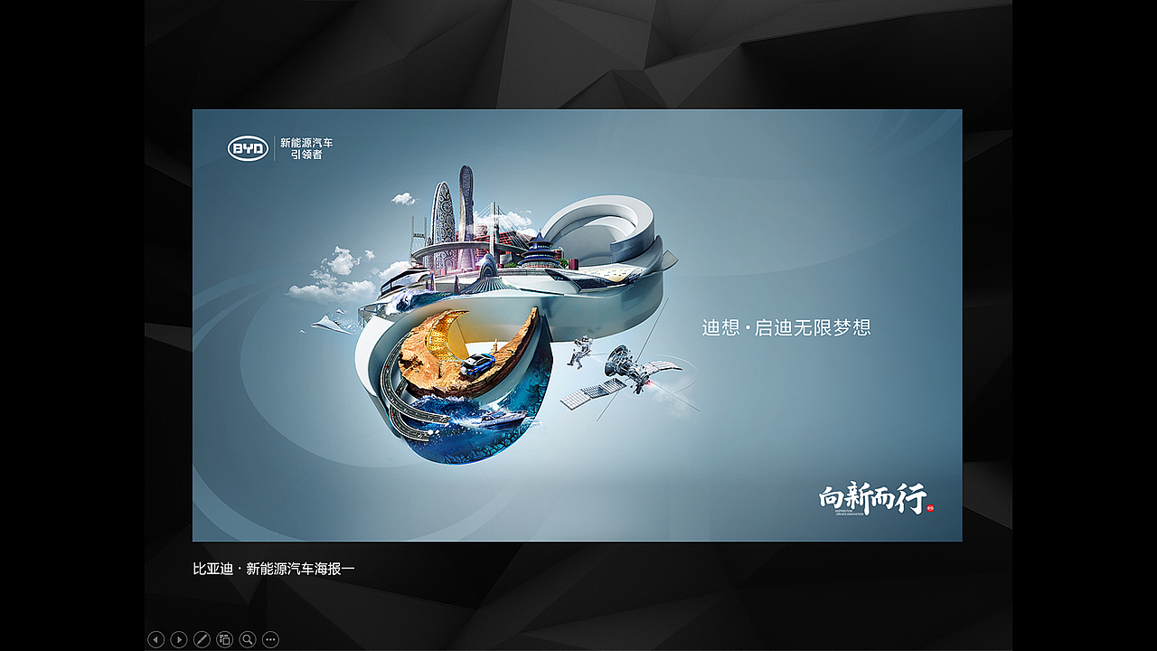 比亚迪新能源海报