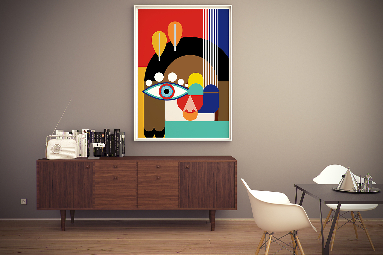 色块装饰画及延展