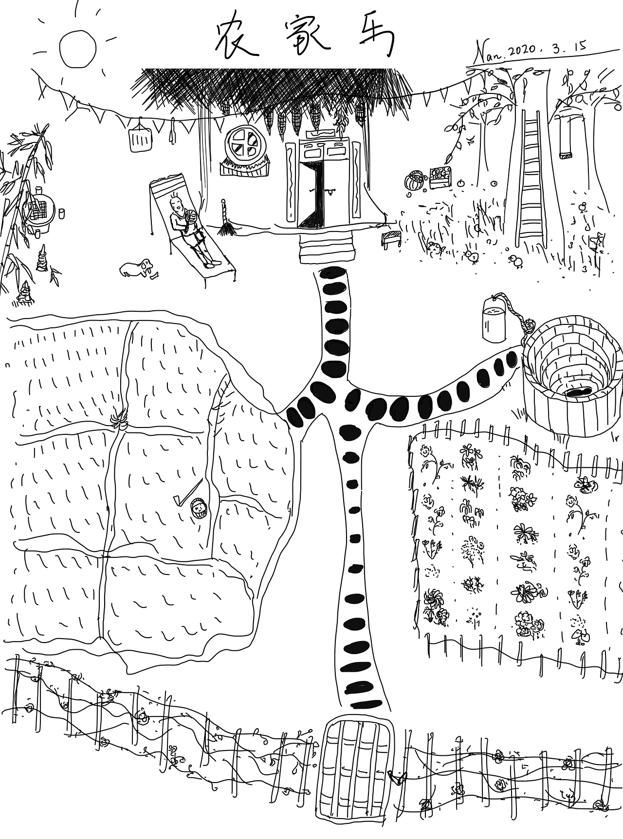 备忘录随手涂-蠢蠢的农家乐哈哈哈