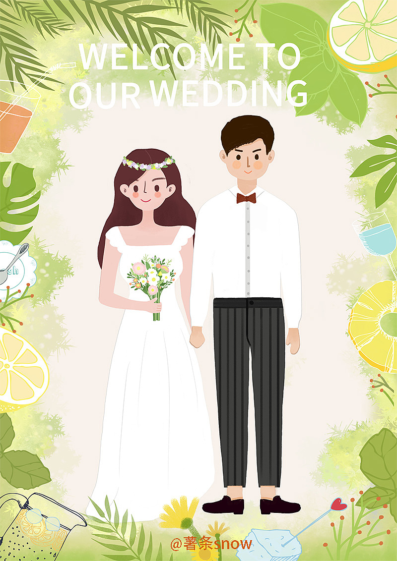 婚礼邀请（图ZMTIxNDMwMzEy） - 创作习作 - 站酷设计师三文seven原创素材 - 站酷ZCOOL
