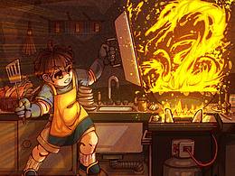 火蛇一蹦三尺高