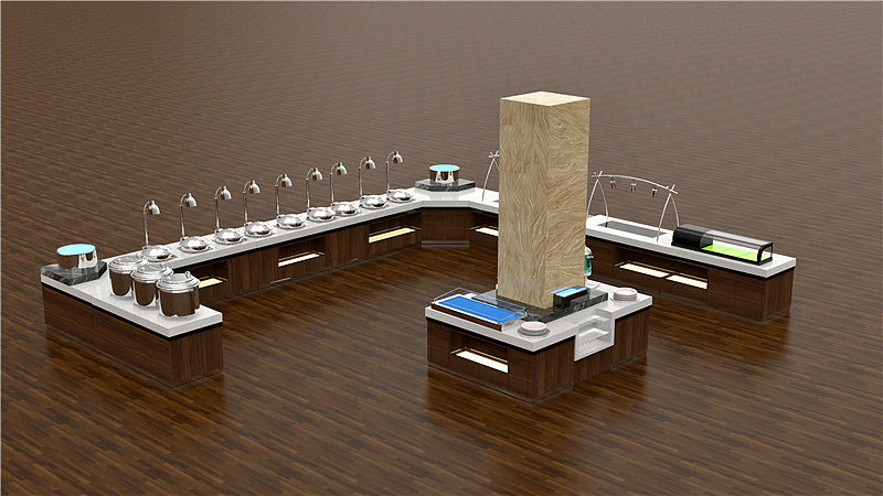 机关单位食堂自助取餐台 自助餐台设计定制厂家（图ZMTk0MTUwNTYw） - 生活用品 - 站酷设计师自助餐台布菲台原创素材 - 站酷ZCOOL