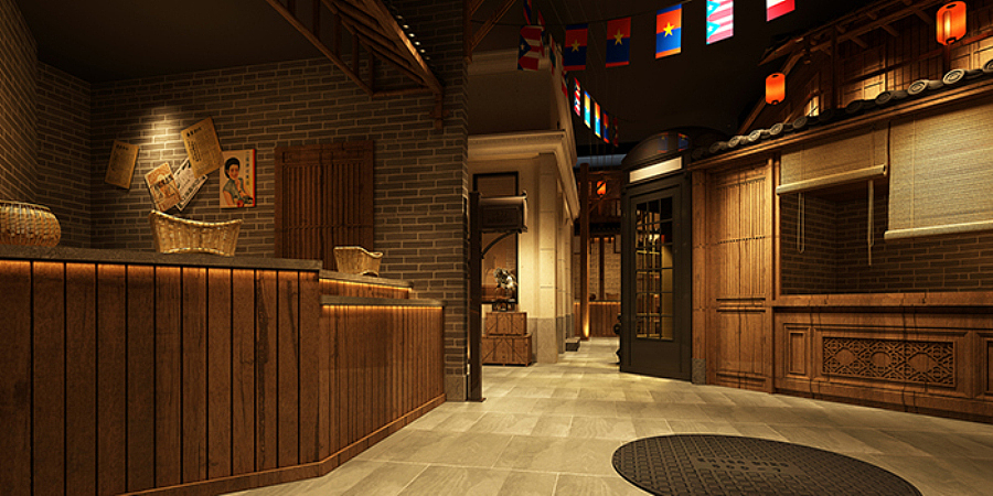 【主题火锅店设计】（图ZMTAyNDI2ODU2） - 家装设计 - 站酷设计师成都图腾创意原创素材 - 站酷ZCOOL