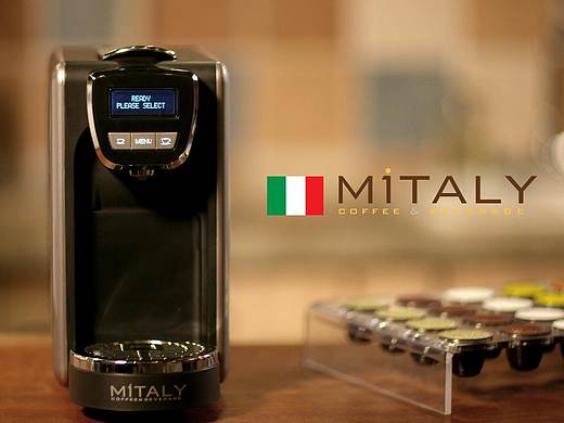 一天简单创作 MITALY咖啡机广告