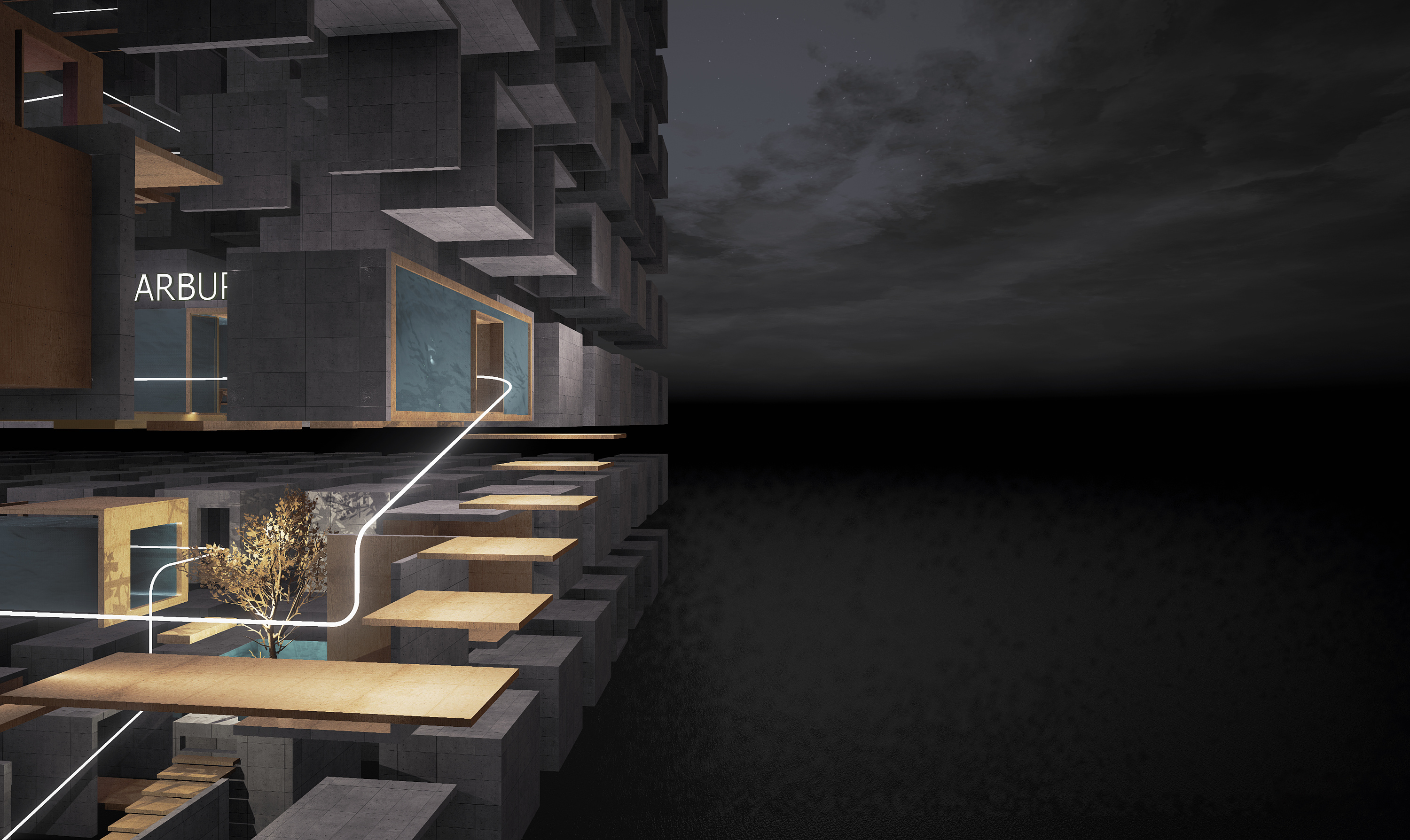 virtual space design —— 解构诗歌空间设计