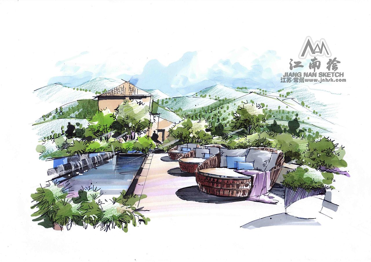 环艺设计手绘作品集