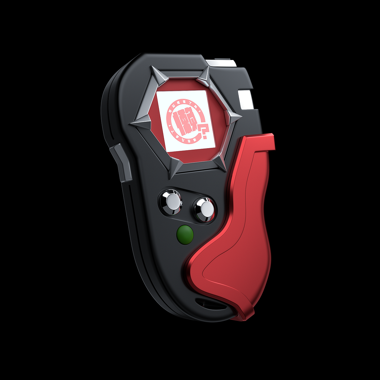 c4d:数码暴龙-暴龙机