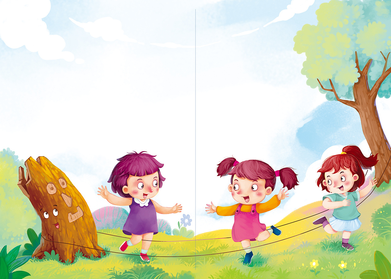 幼儿园故事会宣传活动预告可爱插画海报_图片模板素材-稿定设计